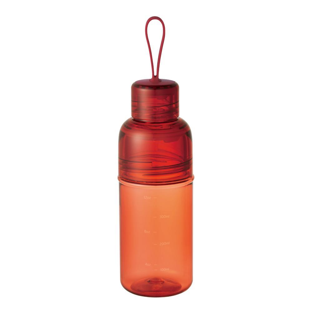 Kinto Workout Water Bottle - 24oz Insulated Stainless Steel Sports Bottle with Leak-Proof Lid for Gym, Running & Outdoor Activities | Red