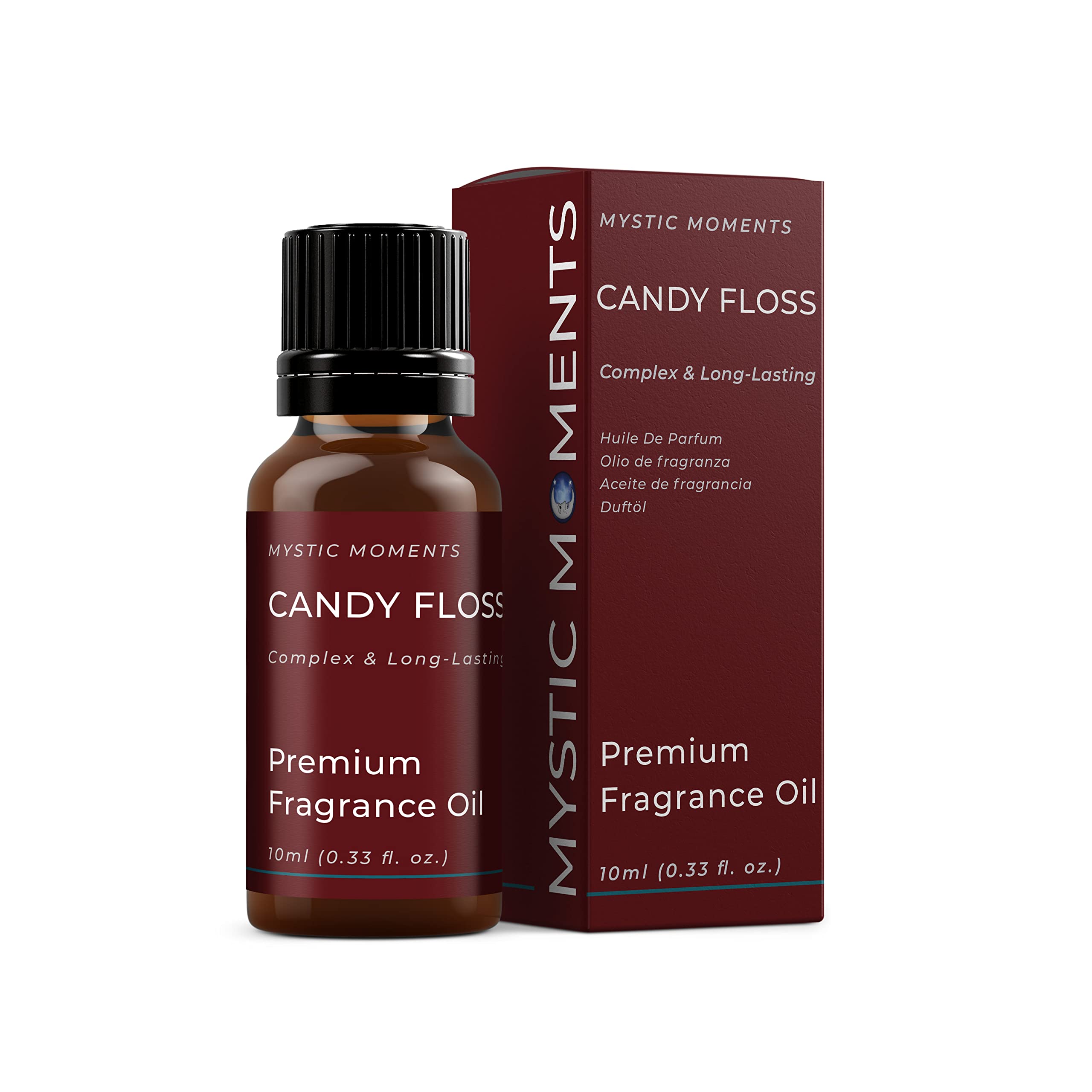 Mystic Moments Candy Floss Fragrance Oil - 10ml | Sweet Cotton Candy Scent for DIY Candles, Soaps & Home Fragrance