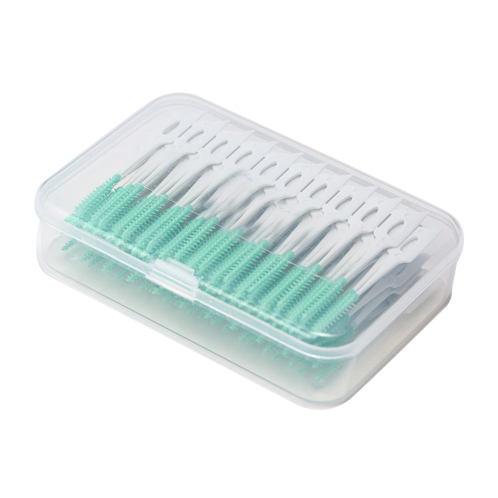 160PCS Interdental Brushes - Ultra Tight Bristles Dental Picks for Teeth Cleaning, Soft Silicone Toothpick Brushes for Plaque Removal - Perfect for Travel, Braces Care & Daily Oral Hygiene Routine