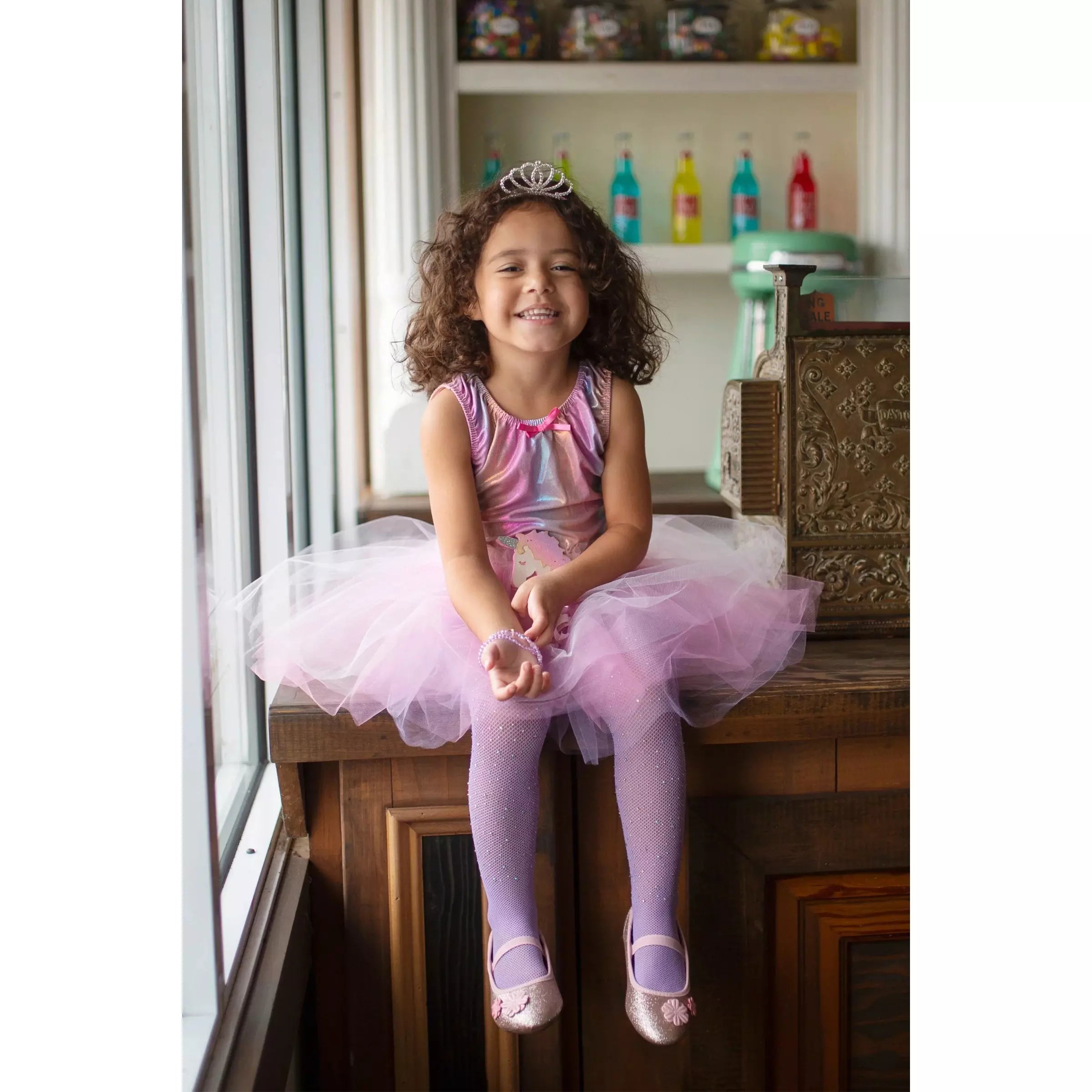 Darling Unicorn Tutu Skirt for Girls - Sparkly Ballet Dance Costume for Toddler Princess Dress Up, Birthday Party & Photo Shoot