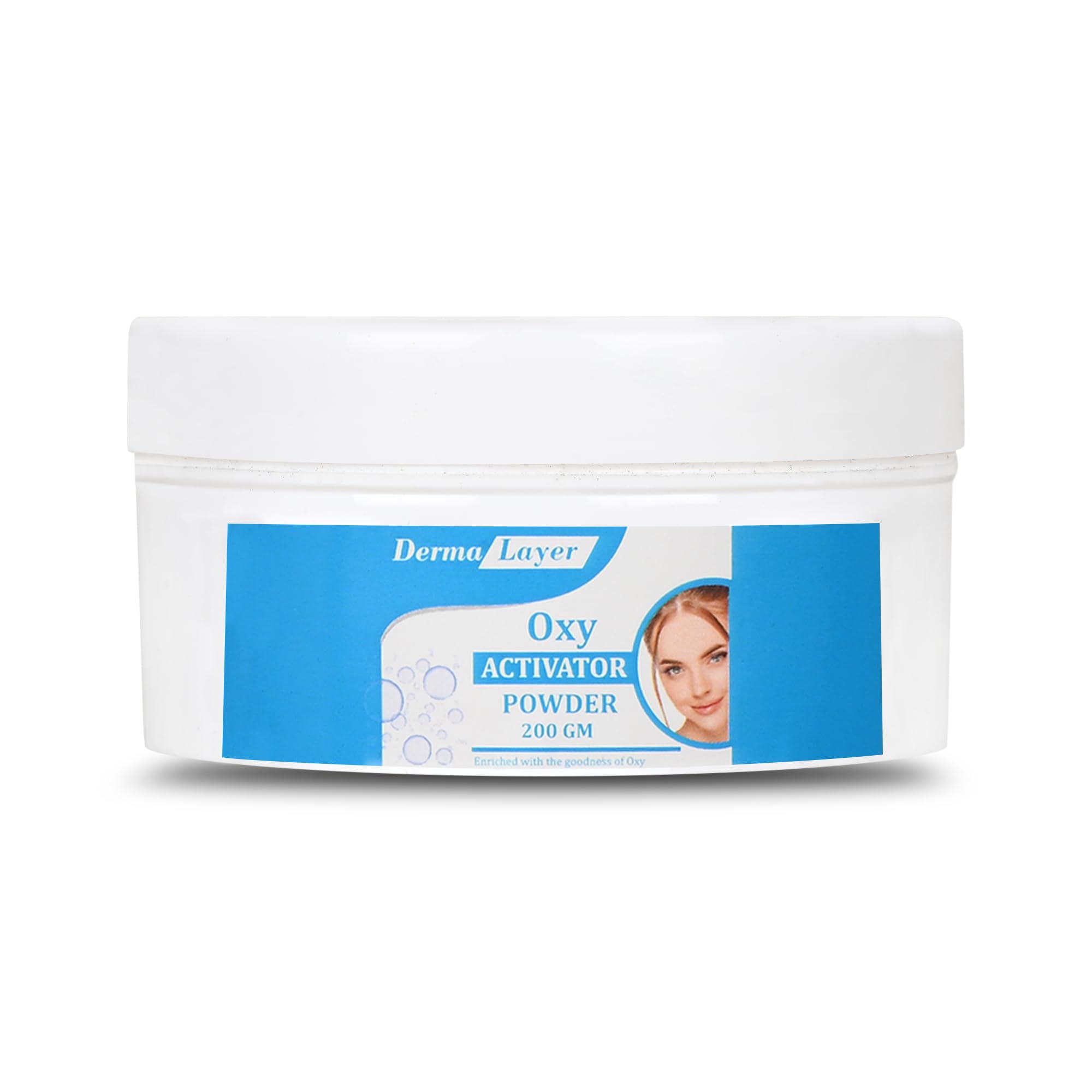 DermaLayer Oxy Bleach Activator Cream - Skin Brightening & Whitening Treatment for Face & Body - 200ml for Fair, Soft & Glowing Skin - Perfect for Dark Spot Correction & Evening Skin Tone