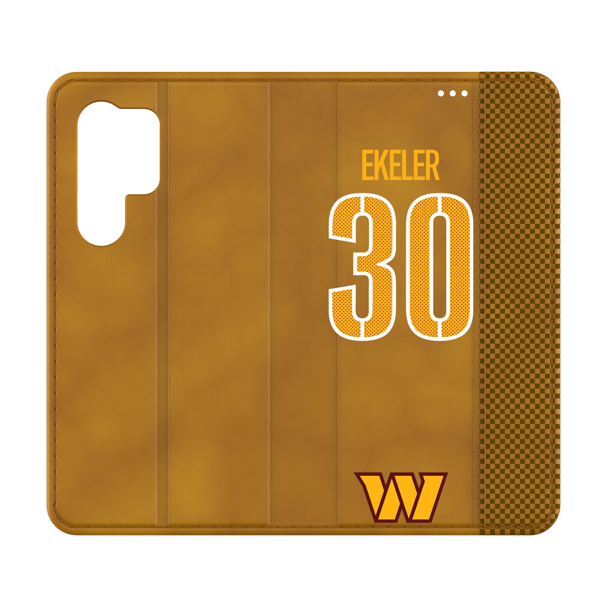 Austin Ekeler Washington Commanders 30 Game Tactic Folio Phone Case for Samsung Galaxy - Perfect for NFL Fans & Game Day Protection