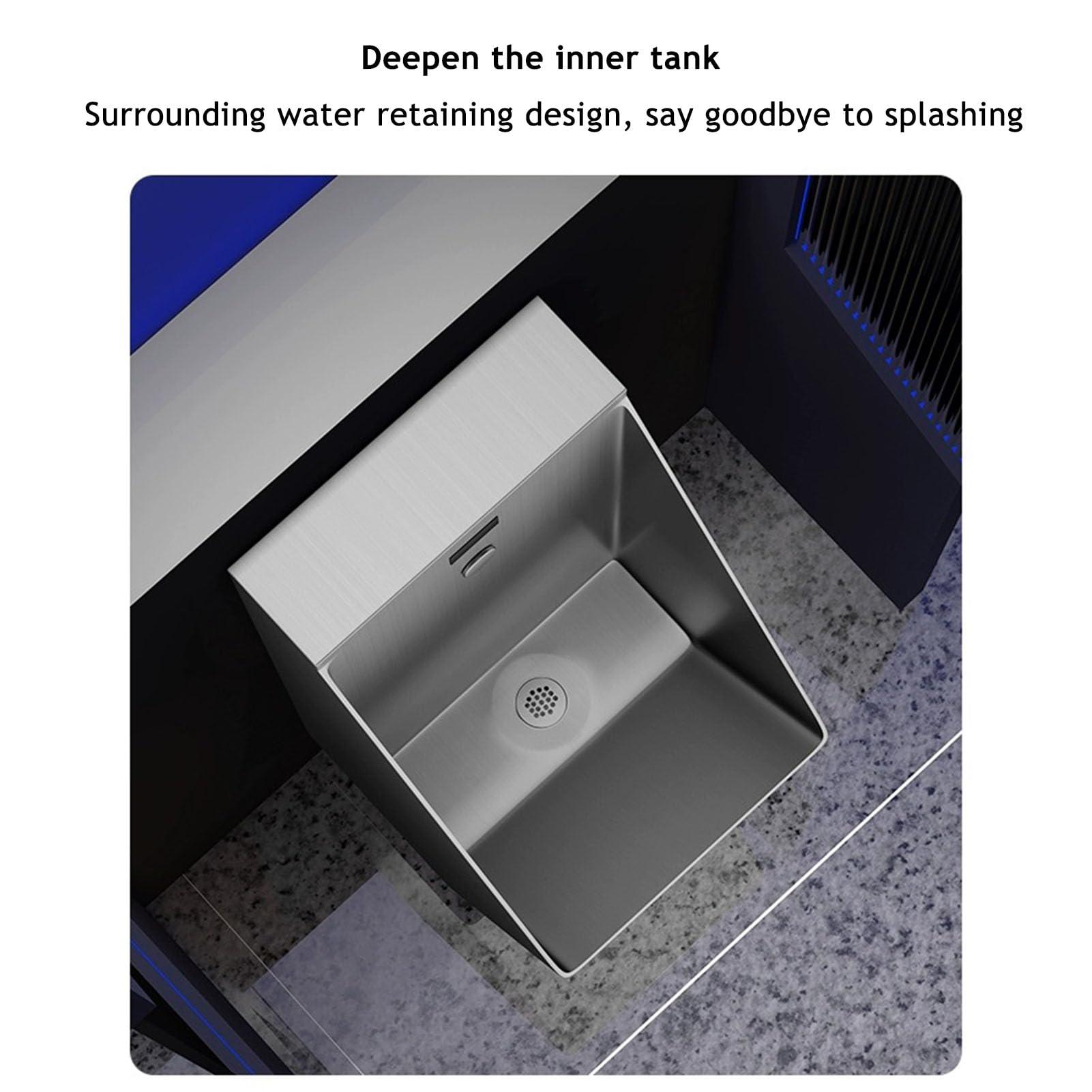 High-Efficiency Automatic Sensor Urinal - Stainless Steel Wall-Mounted Flushing Toilet for Bathroom & Public Restrooms | Water-Saving Touchless Design with Flush Valve & Deodorant | Ideal for Commercial Buildings, Offices, and High-Traffic Restrooms