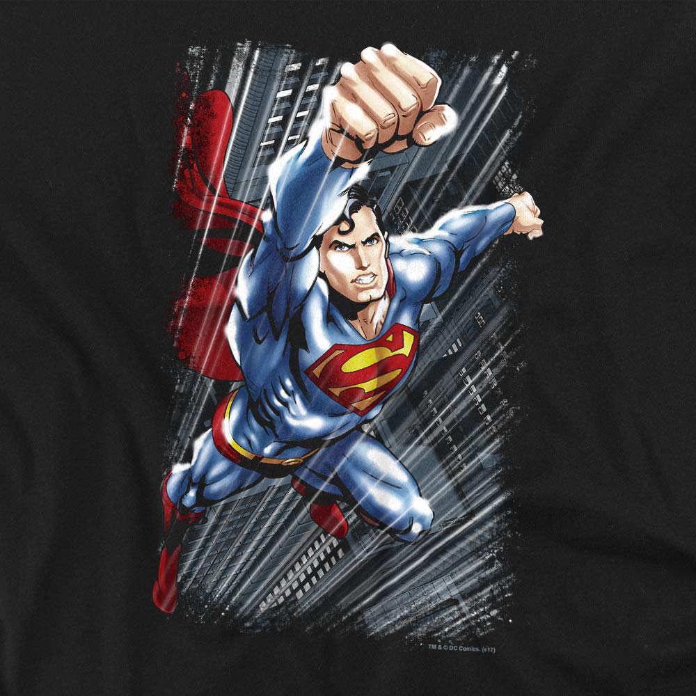 Superman Faster Than Women's T-Shirt - Graphic Tee for Comic Fans, Casual Wear & Superhero Costume Parties
