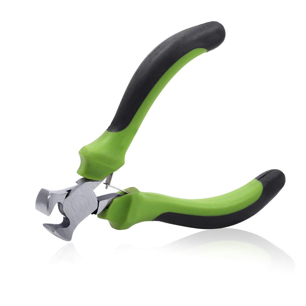 SPEEDWOX 4 Inch Mini End Nipper Pliers - Precision Wire Cutters for Guitar Strings, Jewelry Making, Beading & Shoe Repair | Spring-Loaded Small End Cutting Nippers for DIY Crafts & Electronics