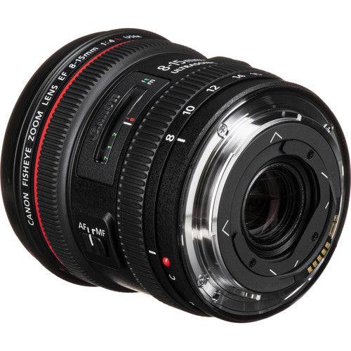 Canon EF 8-15mm f/4L Fisheye USM Lens for DSLR Cameras - Ultra Wide Angle Zoom Lens for Landscape, Architecture & Creative Photography