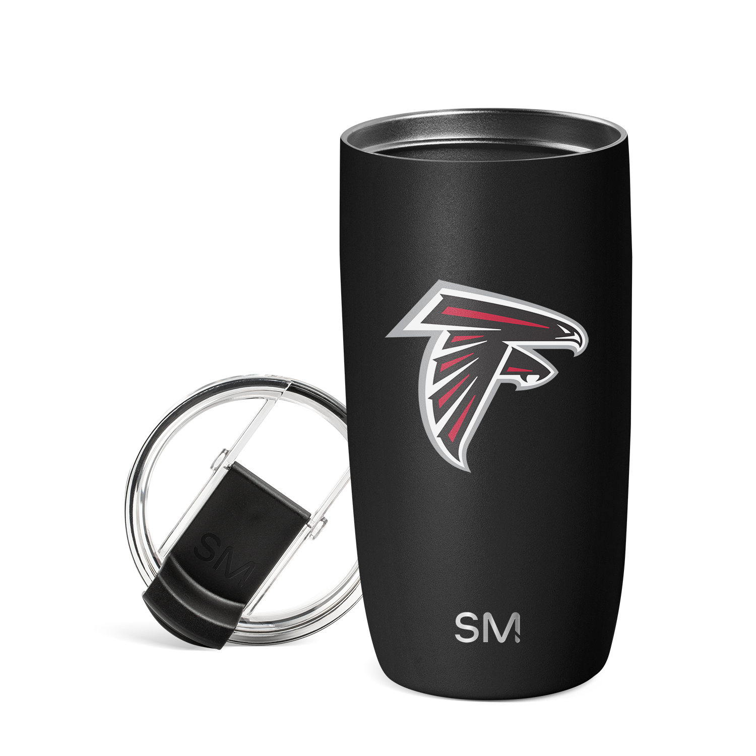 NFL Voyager Tumbler with Clear Flip Lid & Straw - 20oz Insulated Stainless Steel Travel Mug for Hot & Cold Drinks - Perfect for Football Games, Tailgating & Outdoor Activities