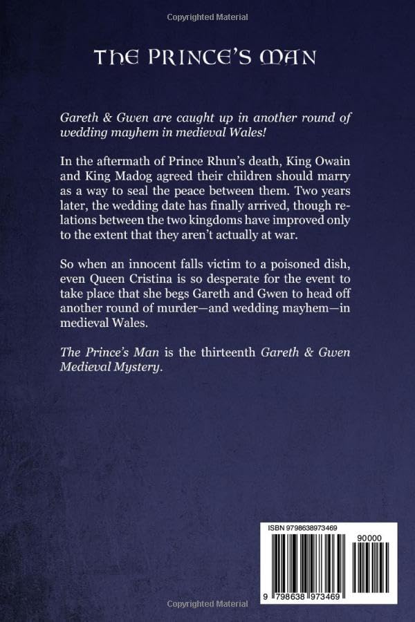 The Prince's Man (The Gareth & Gwen Medieval Mysteries) - Historical Mystery Novel for Adults - Perfect for Book Clubs & Medieval Fiction Lovers