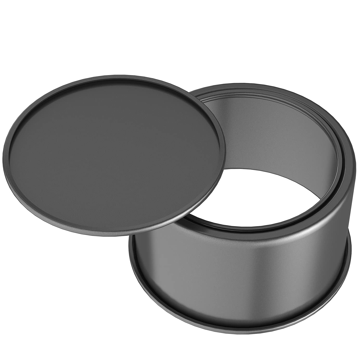 CHEFMADE 6-Inch Round Cake Pan with Removable Bottom - Nonstick Quick Release Coating for Chiffon, Cheesecake & Baking - Oven & Instant Pot Safe - Perfect for Birthdays, Parties & Home Baking (Black)