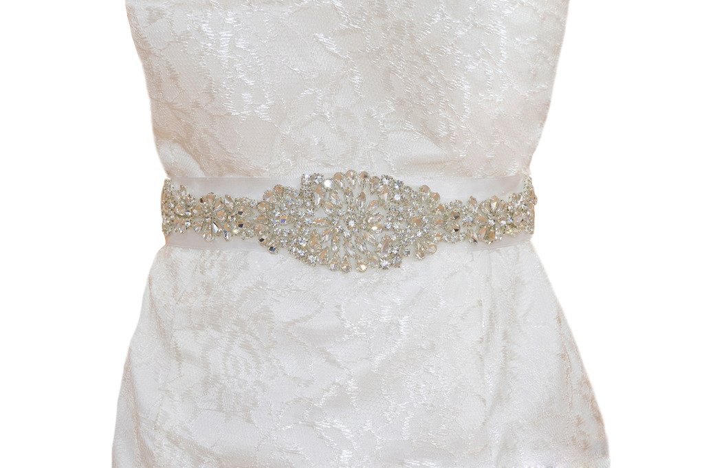 Bridal Sash with Crystals & Rhinestones - Wedding Belt for Women
