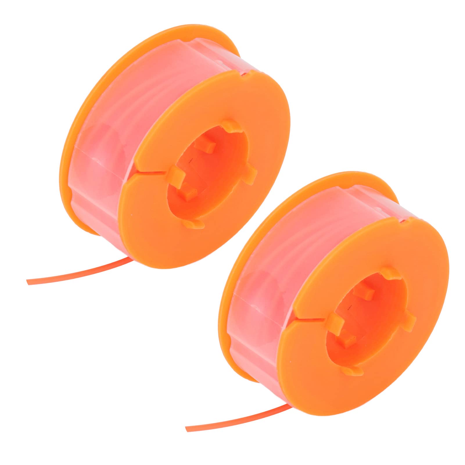 Yosoo 2-Pack Nylon Lawn Mower Spool Line Replacement - Compatible with Bosch Art 30 & Art 30FA Trimmers (Orange) - Durable Trimmer Accessories for Yard Maintenance & Landscaping