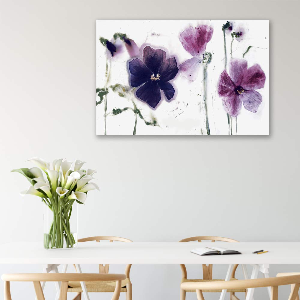Wall26 Canvas Wall Art - Beautiful Flower Giclee Painting, 16x24 Inches, Perfect for Bedroom, Living Room, Home Decoration, Office & Dining Room Décor