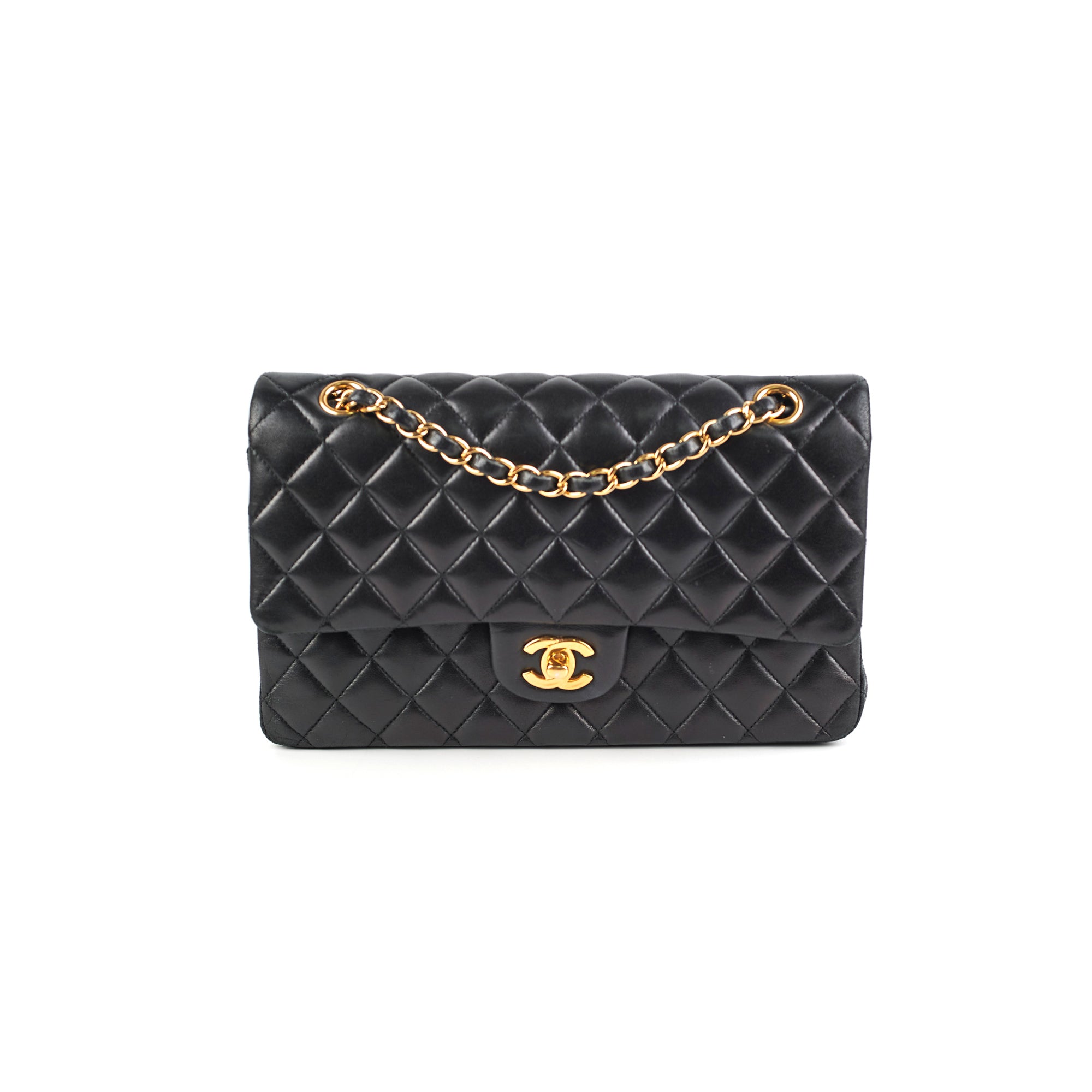 Chanel Classic Double Flap Bag Medium/Large Size - Timeless Black Leather Handbag for Women | Perfect for Work, Evening Events & Luxury Gift Giving