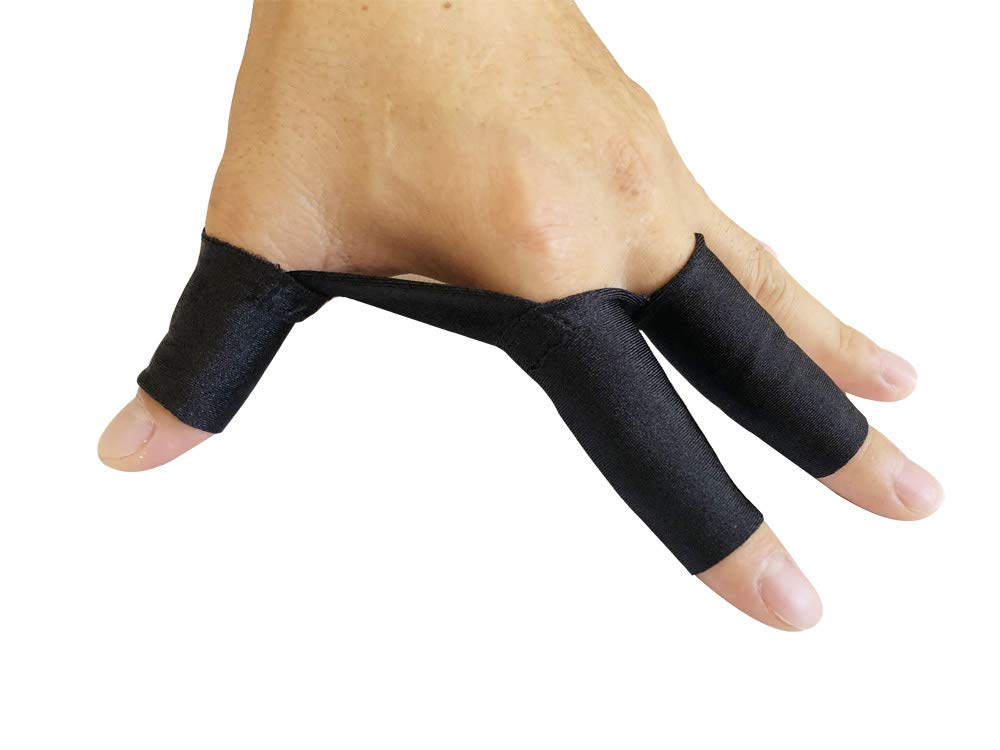 Champion Fingerwrap Billiards Glove for Pool Cue Stick - Left Hand Black - Improve Grip & Control for Professional & Casual Players