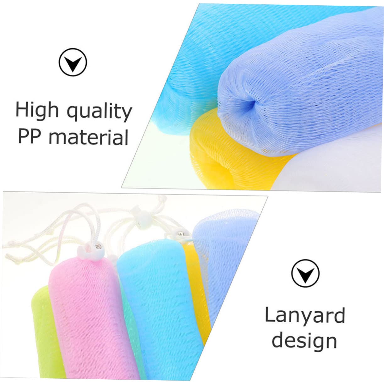 15-Piece Random Color Soap Pouch Set - Mesh Soap Storage Bags for Handmade Soap Making & Foaming - Perfect for Bath, Shower & Spa Experience - Enhance Bubbles & Skin Cleansing