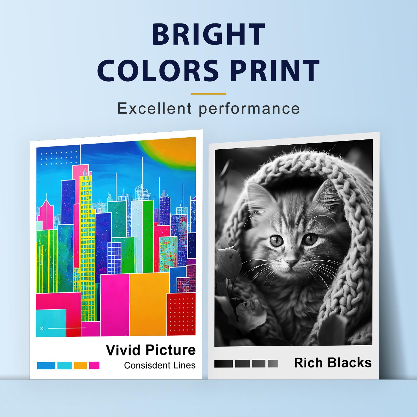 HP 64XL Ink Cartridge Replacement - High-Yield 2-Pack Black & Color Combo for HP Envy Photo 7855/7858/7800/7100/7155/6252/7255e/7955e/7958e & Tango Printers - Perfect for Home Office Printing, Photos, and Documents