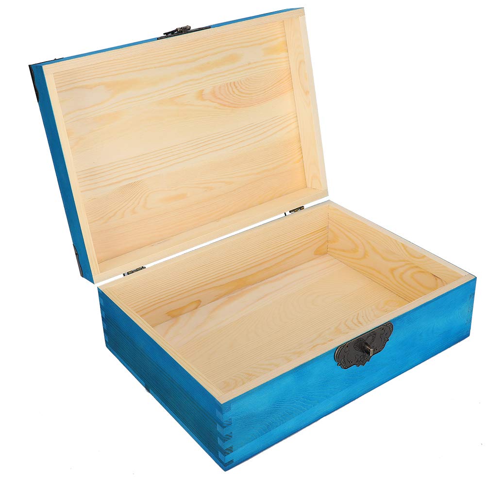 Classic Wooden Desktop Storage Box - Elegant Organizer for Cosmetics, Jewelry & Documents with Lock | Perfect for Home, Office & Travel Use