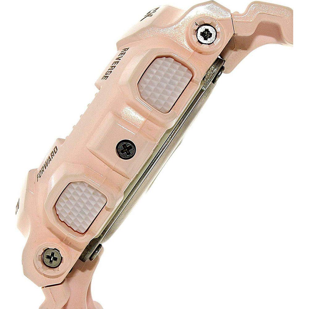 Elegant Gold and Pink Dial Sports Watch for Women - Waterproof Fitness Tracker with Heart Rate Monitor - Perfect for Running, Gym & Outdoor Activities