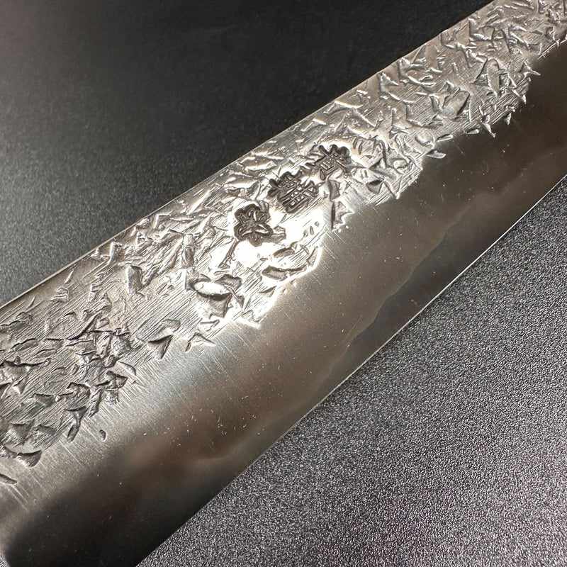 Premium KISUKE MANAKA ATS-34 Stainless Steel Tsuchime Migaki 310mm Sujihiki Slicing Knife - No Handle - Perfect for Sushi, Sashimi & Meat Carving
