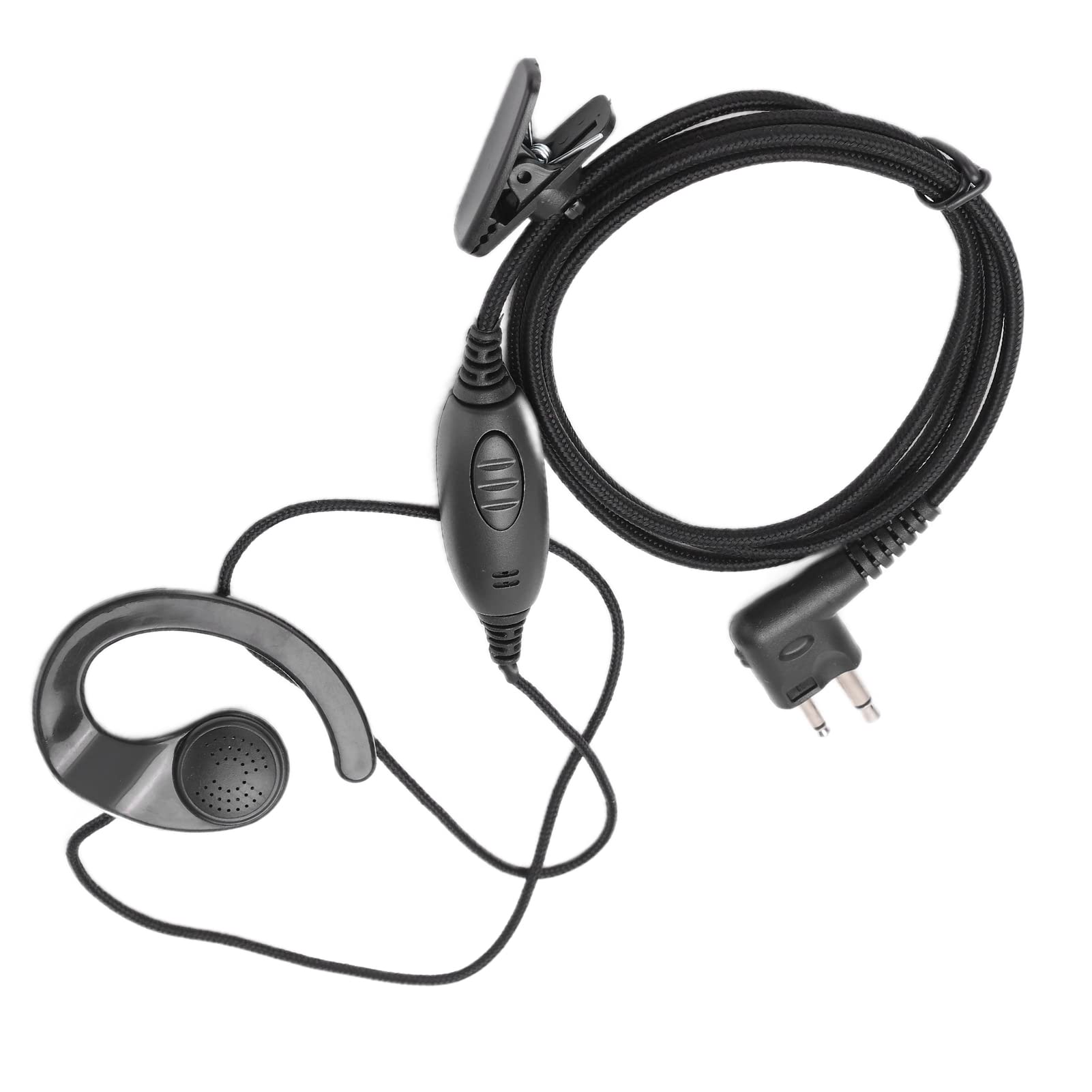 2 Way Radio Earphone with Intercom Headset - ABS Portable M Head Compatible with SV10 SV11 SV11D SV21 SV12 SV22 Series - Ideal for Construction, Security & Outdoor Communication