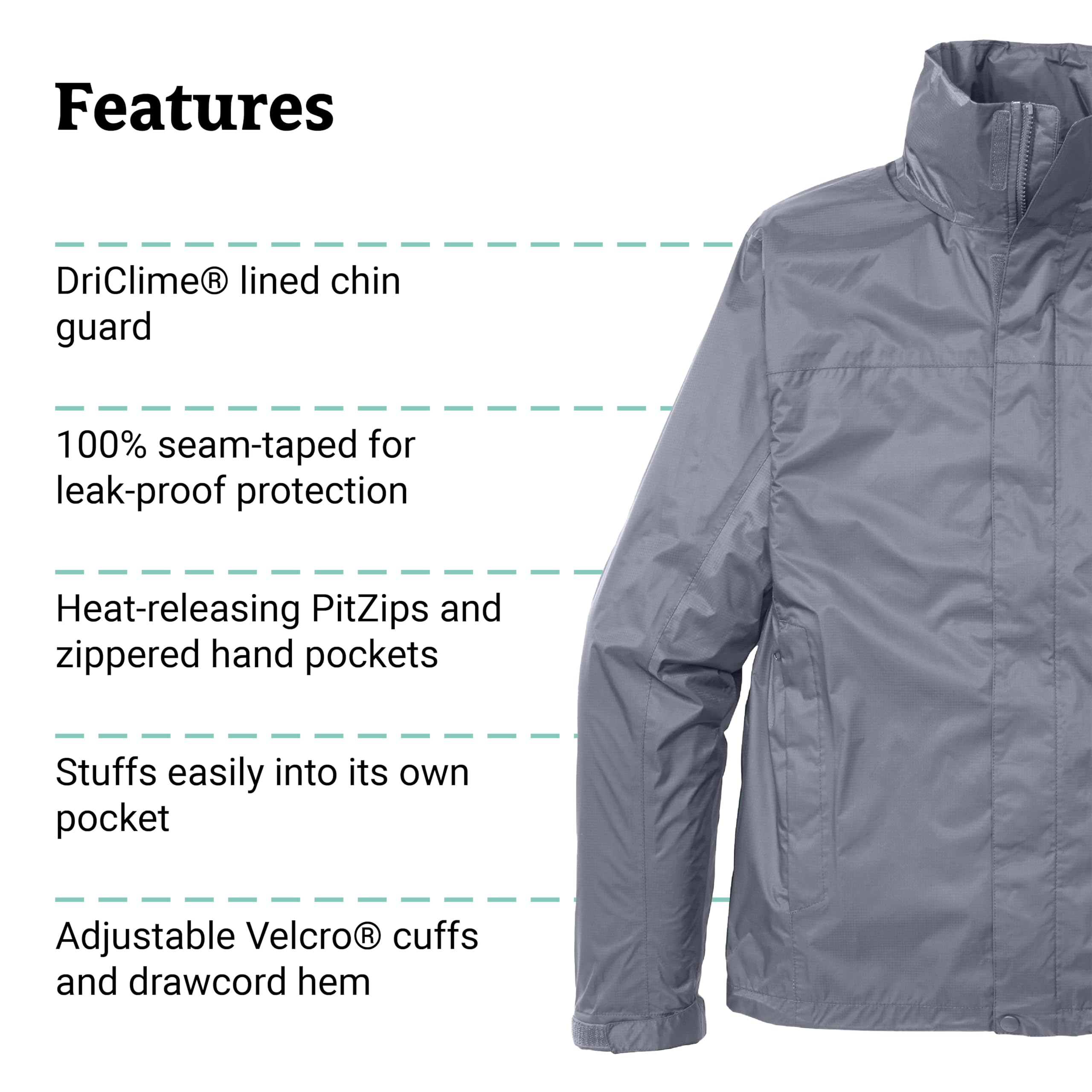MARMOT Men's Precip Eco Jacket - Lightweight Waterproof Rain Jacket for Hiking, Camping & Outdoor Adventures