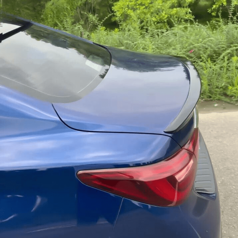 2014-2023 Infiniti Q50 OE Style Trunk Spoiler - Glossy Black Rear Wing Lip for Enhanced Aerodynamics & Sporty Look - Perfect for Car Enthusiasts & Street Racing