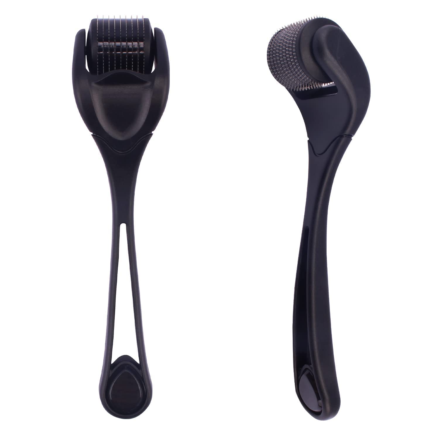 COSMO LIFECURE 1.0mm Derma Roller for Face Acne Scars & Hair Growth - 540 Stainless Steel Microneedles for Facial Skin Care & Beard Regrowth - At-Home Noiseless Derma Roller Treatment for Smooth Skin & Healthy Hair (1.0mm) - Perfect for Daily Skincare Routine & Hair Regrowth Therapy