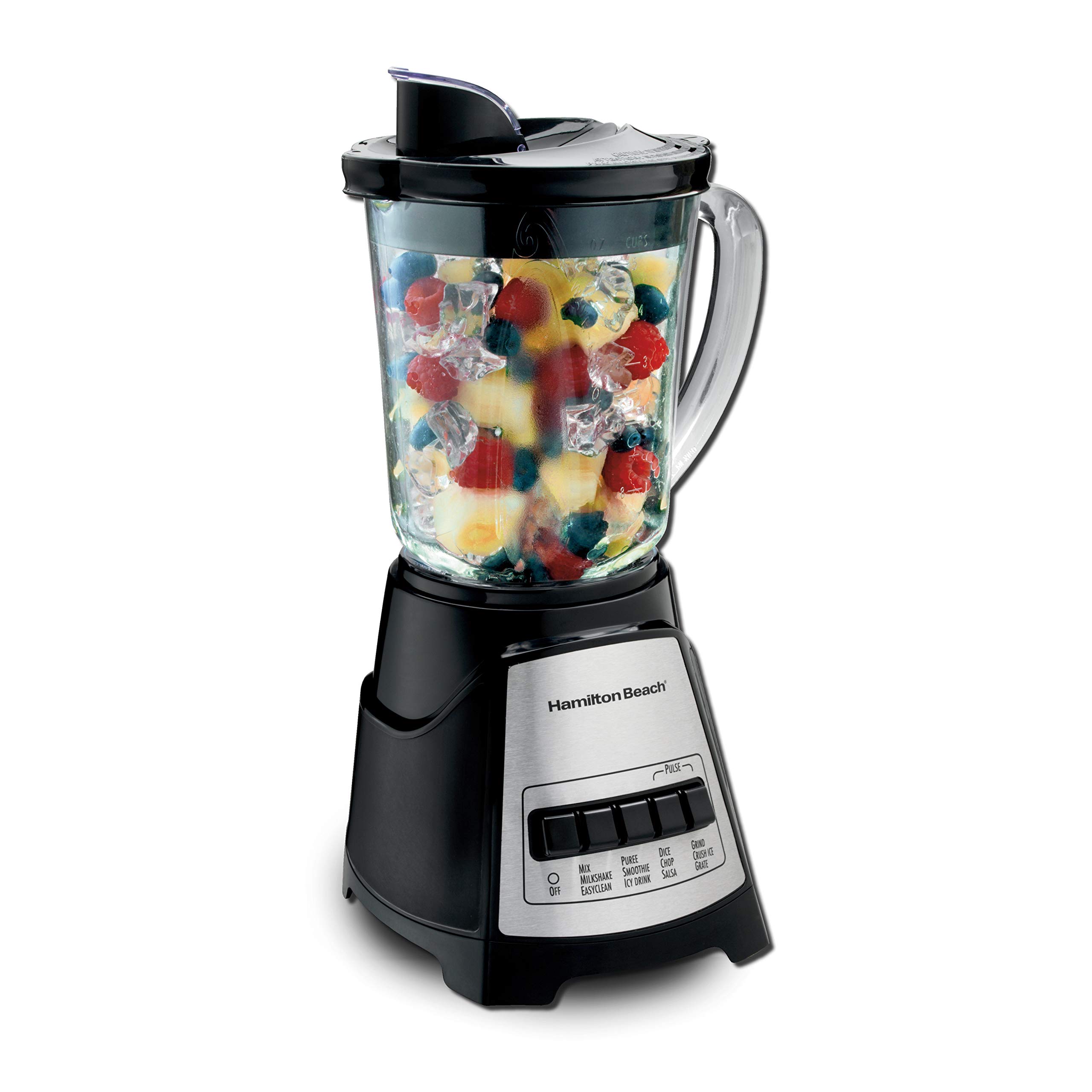 Hamilton Beach Stack & Snap Food Processor & Wave Action Blender Set - 10-Cup Chopper & 40oz Blender for Smoothies, Dips & Meal Prep - Perfect for Kitchens & Small Spaces