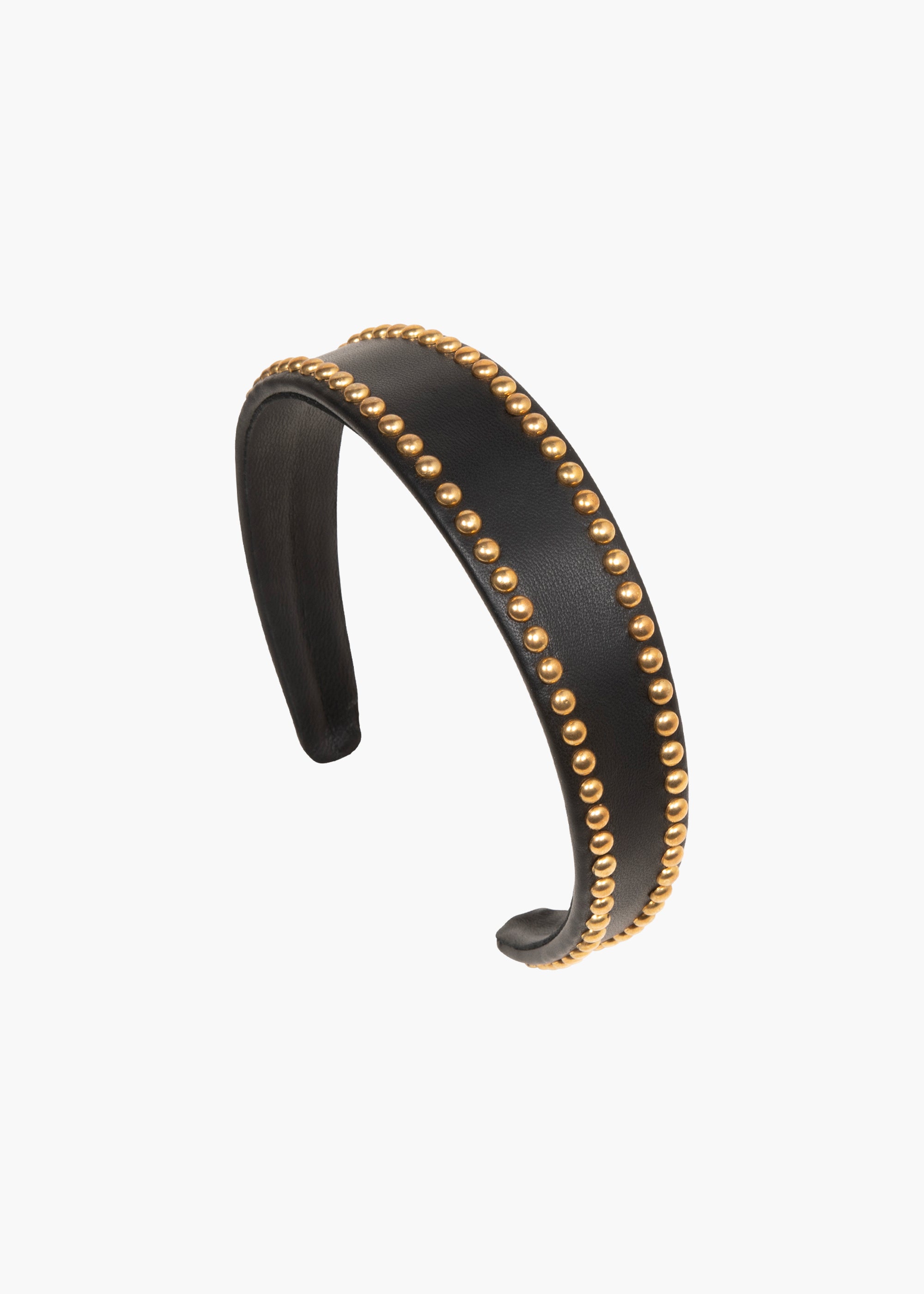 Chereen Headband for Women - Black & Gold Hair Accessories for Workout, Yoga, and Everyday Fashion