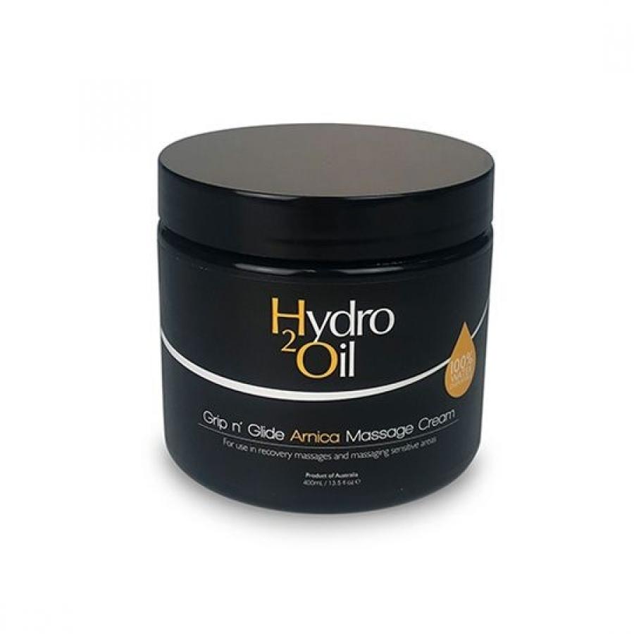 Hydro 2 Oil Massage Cream with Arnica Extract - 400ml for Muscle Pain Relief & Relaxation - Perfect for Post-Workout Recovery & Spa Treatments