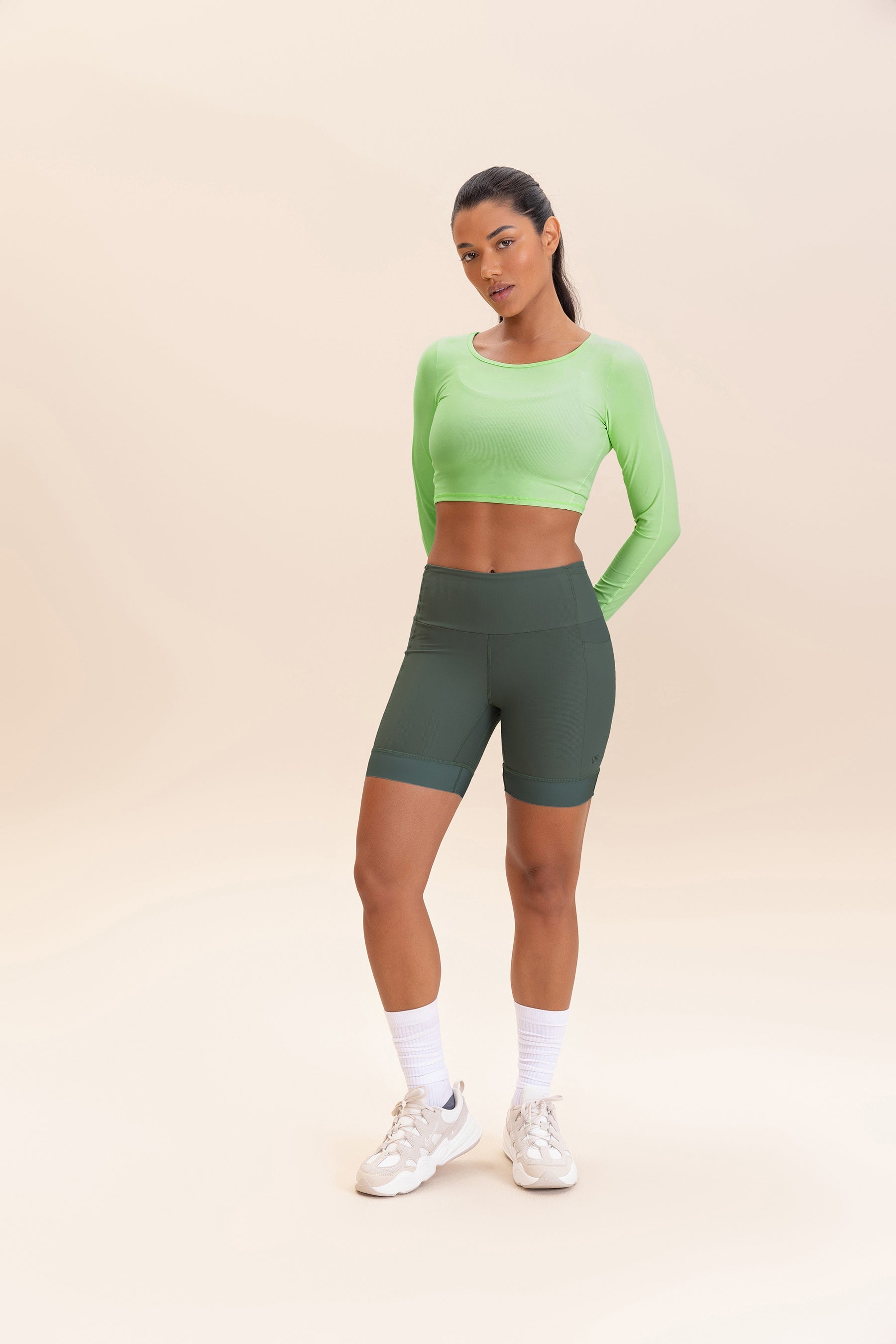 Harmony Crop Long Sleeve Tops for Women - Soft Stretchy Yoga Shirts, Workout Tees & Casual Wear - Perfect for Yoga, Gym, Running & Everyday Outfits