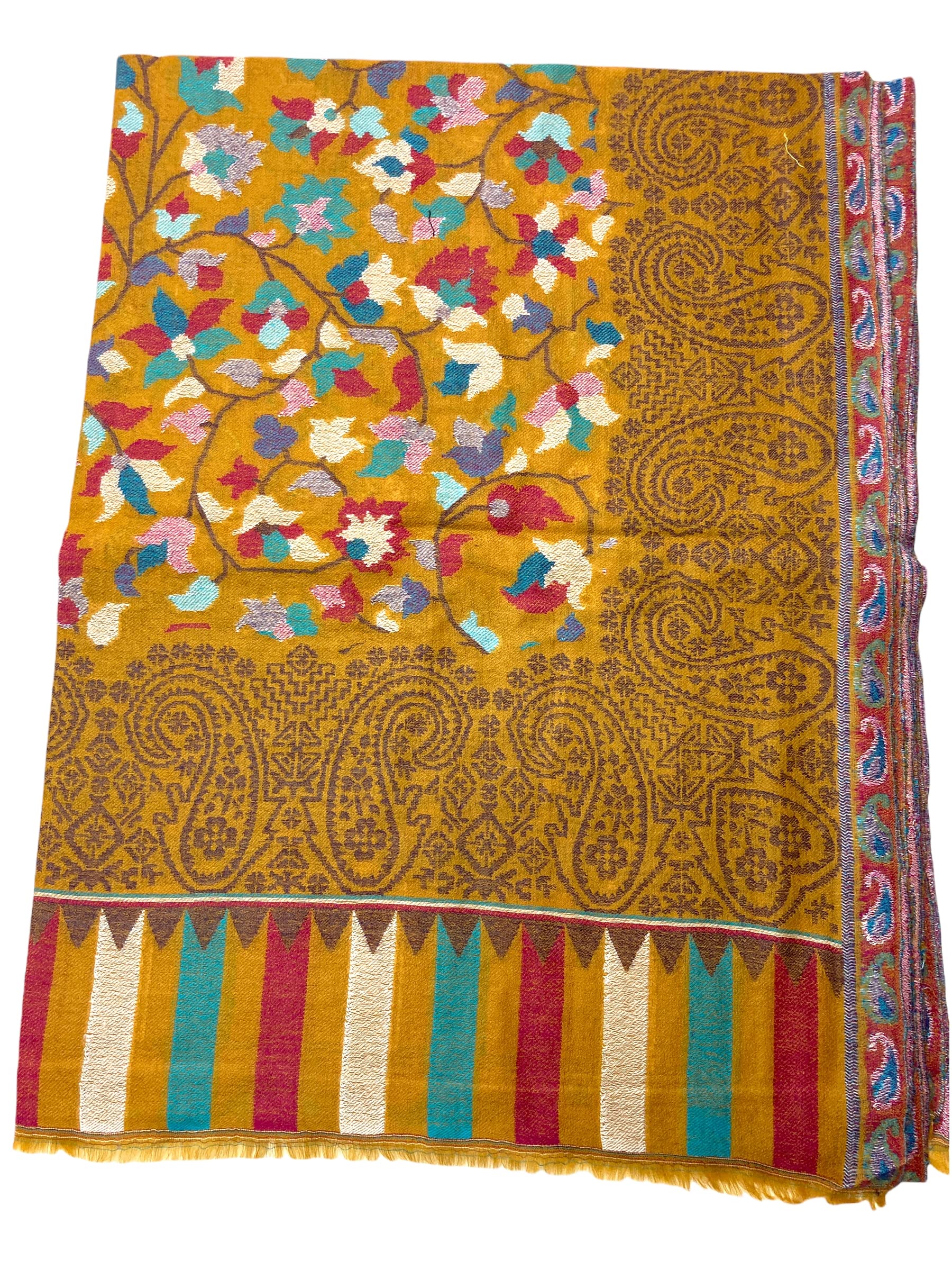 Women's Floral Print Wool Scarves - Long Warm Winter Shawls & Wraps for Fall & Winter - Cozy Accessory for Cold Weather, Outdoor Activities & Holiday Gifts