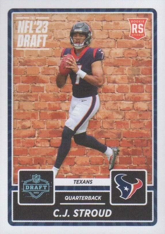 2023 Panini Football Sticker Collection Unopened Box - 50 Packs, 250 Stickers & 50 Cards Including Rookies & Stars - Perfect for Collectors, Trading & Fantasy Football Fans