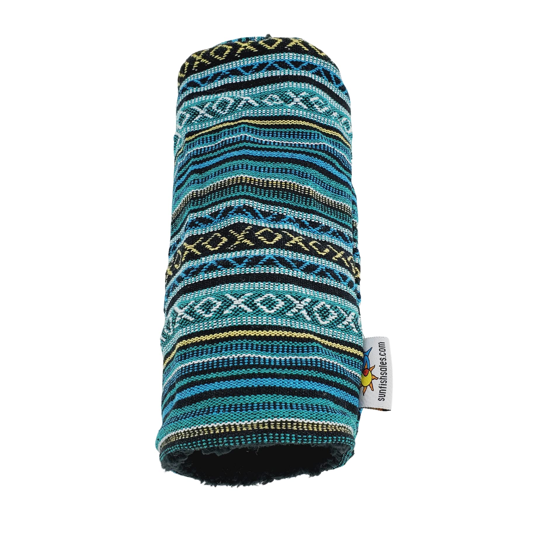 Premium Hand-Woven Sunfish Peacock Barrel Driver Golf Club Headcover - Stylish Protection for Your Driver on the Course