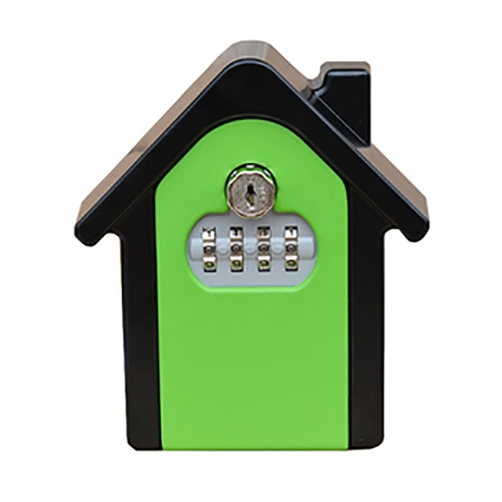 Wall Mounted Key Cabinet with Cat Eye Password Lock - Anti-Theft Key Storage Box for Home, Office, Construction Site & Elevator Rooms (925x814x7mm, Black) - Secure Key Organizer for Property Management, Hotels and Commercial Buildings
