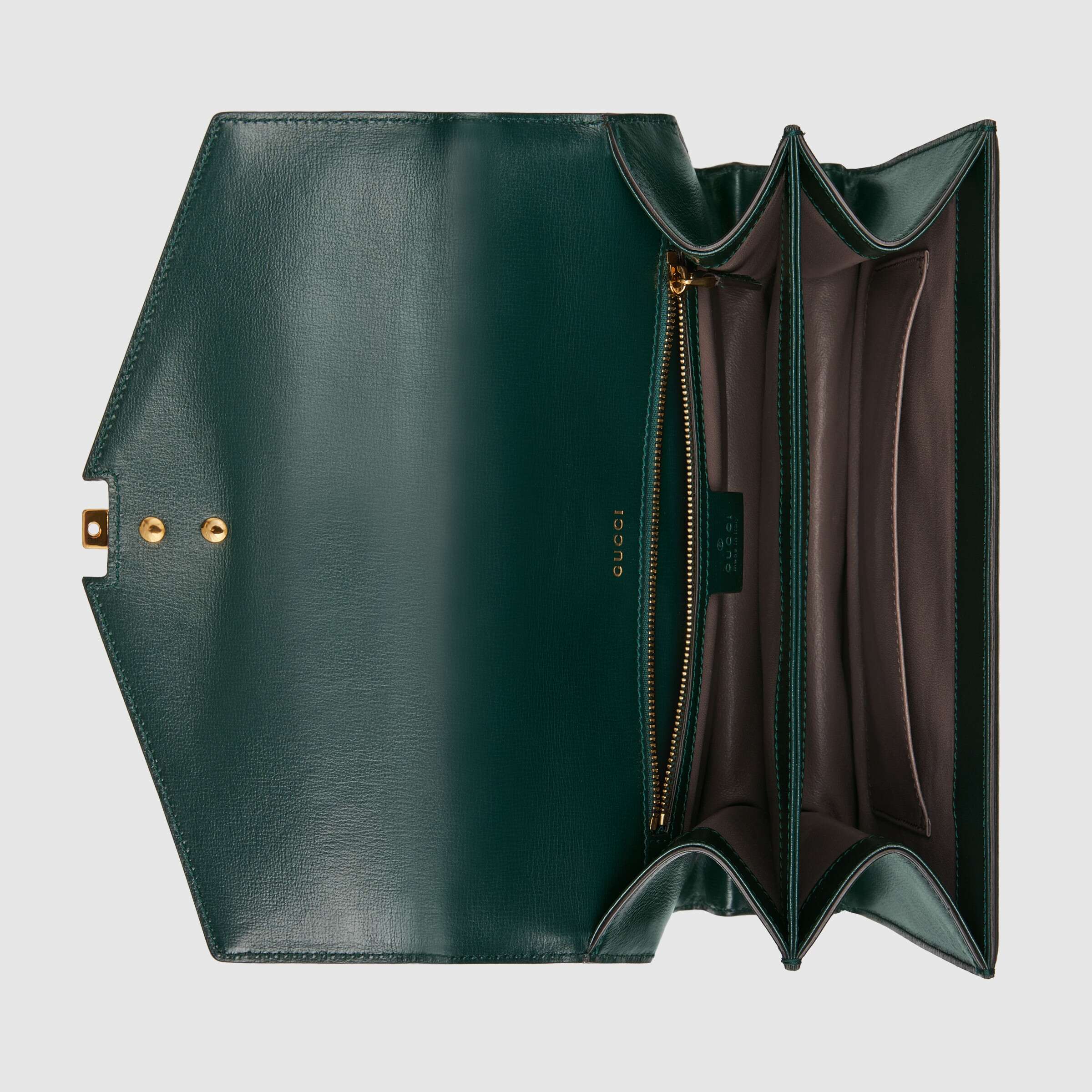 Gucci Sylvie 1969 Small Top Handle Bag in Green - Luxury Leather Crossbody Purse for Women, Perfect for Work, Date Night & Special Occasions