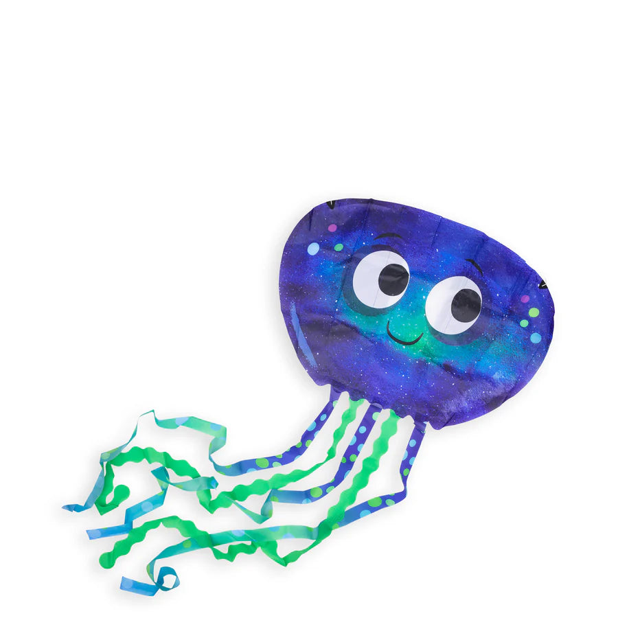 Colorful Jelly Kite for Kids - Outdoor Flying Toy with Easy Grip Handle - Perfect for Beach, Park, and Backyard Play