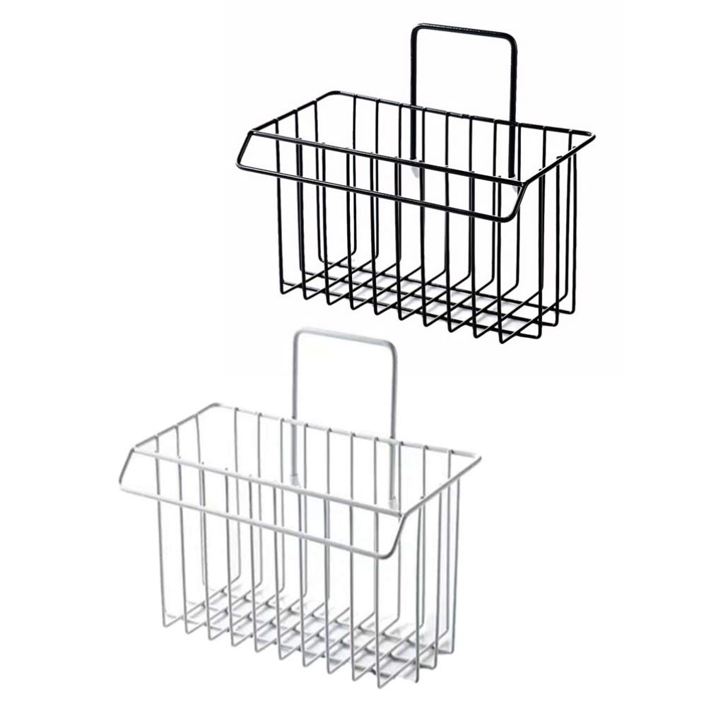 Stainless Steel Kitchen Sponge Holder & Drain Rack - Wall Mounted Organizer for Sponges, Brushes & Cleaning Tools | Perfect for Small Spaces, Under Sink Storage & Kitchen Organization