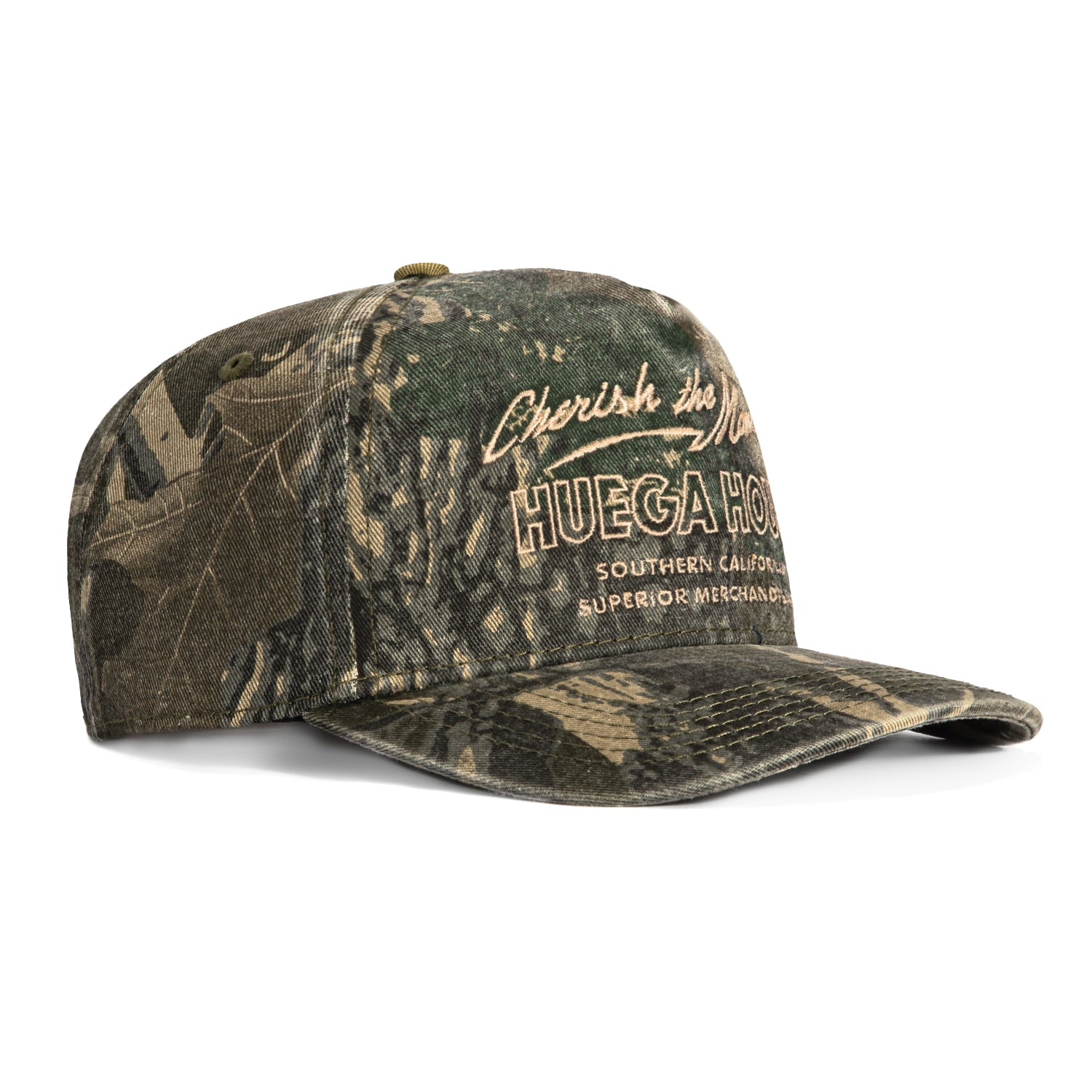 Huega House Cherish the Moments Snapback Hat - Camouflage Design for Men & Women | Perfect for Outdoor Activities, Sports, and Casual Wear