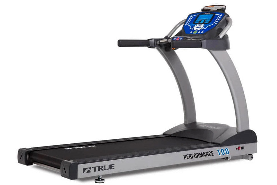 TRUE Performance 100 Treadmill - Professional Home & Gym Running Machine with LCD Display, Incline & Heart Rate Monitor - Perfect for Cardio Workouts, Weight Loss & Indoor Fitness Training