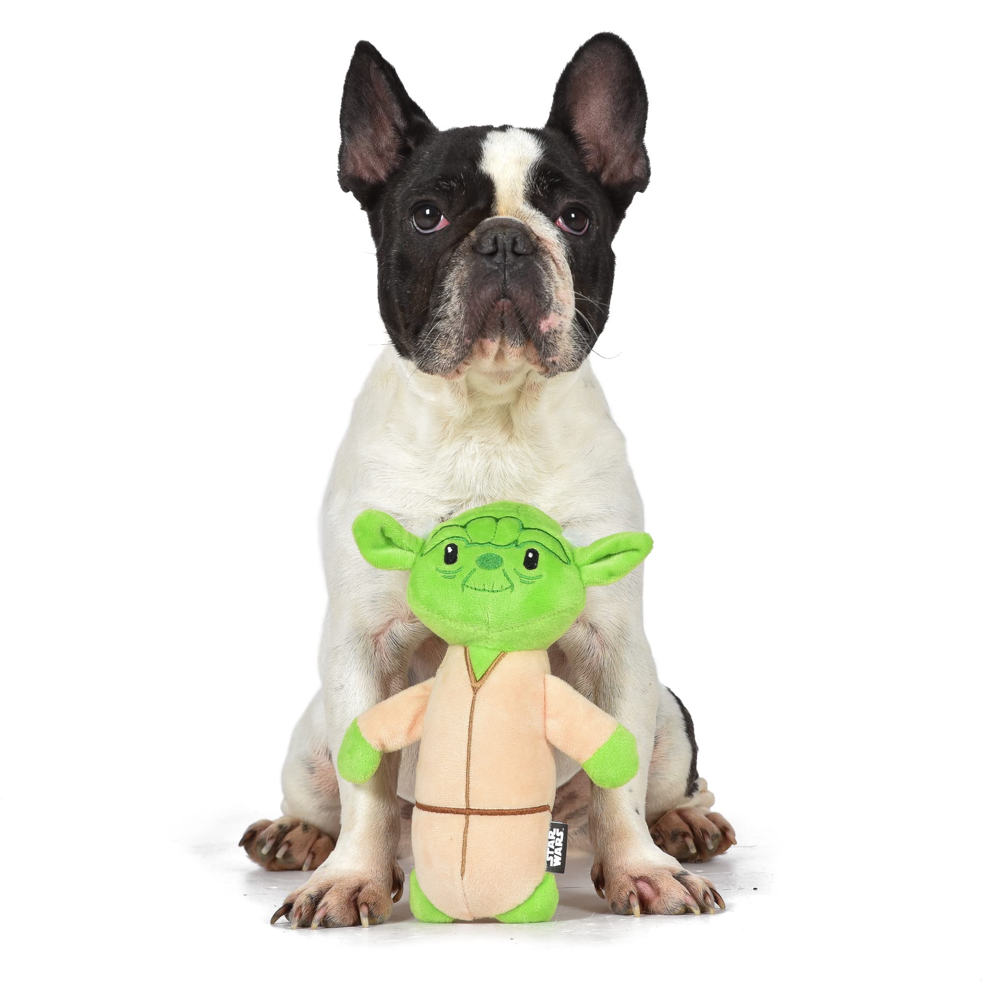 Star Wars YODA Plush Dog Toy with Squeaker - Chew Resistant Bobo Style Pet Toy for Small & Large Dogs | Perfect for Playtime, Training & Cuddling | Durable Squeaky Dog Chew Toy (FF19184)