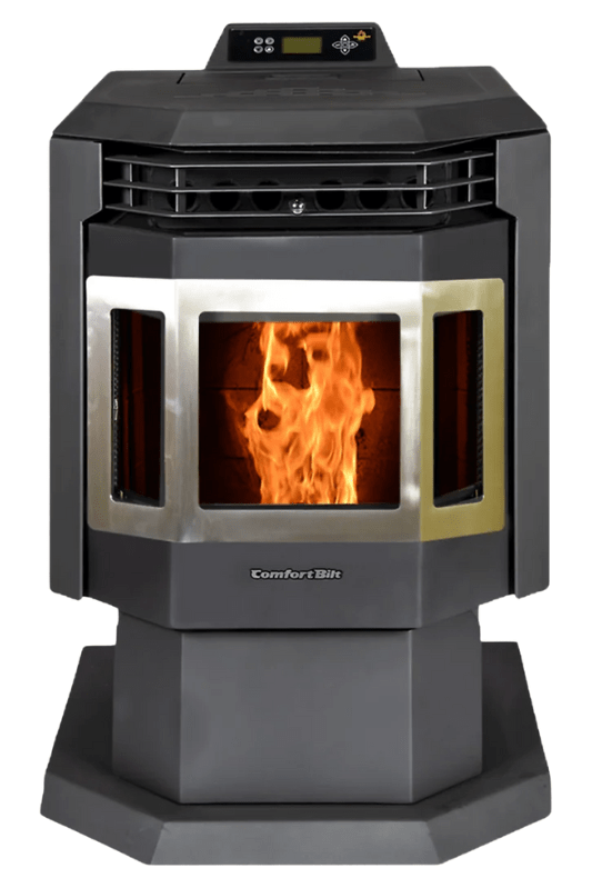 Comfortbilt HP21 SS Pellet Stove with Auto Ignition - EPA Certified for Clean Burning | Perfect for Home Heating & Energy Efficiency