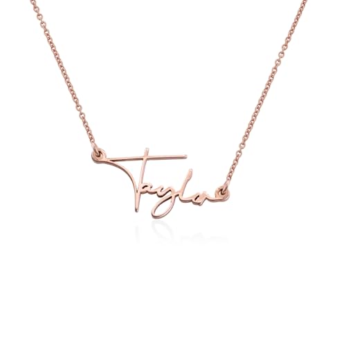 18k Rose Gold Plated Sterling Silver