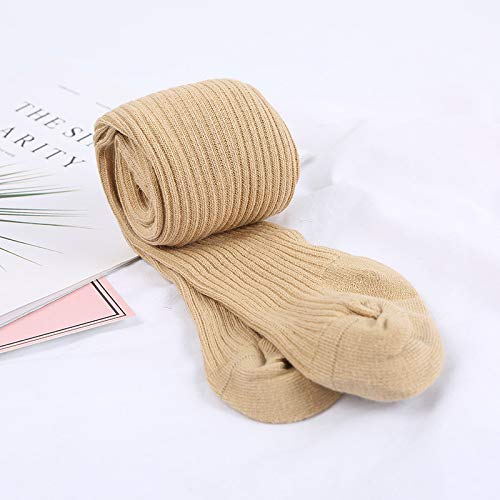 Ribbed Tights - Beige