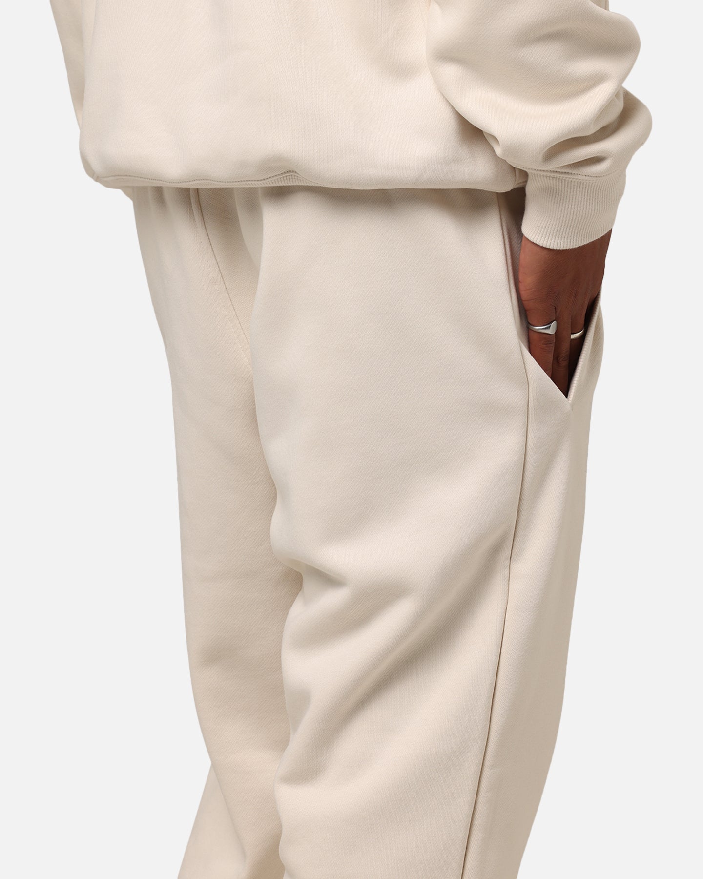 Adidas Originals 70's Fleece Joggers for Men - Soft Cotton Sweatpants with Elastic Waistband, Wonder White | Perfect for Gym, Running, Lounge & Casual Wear