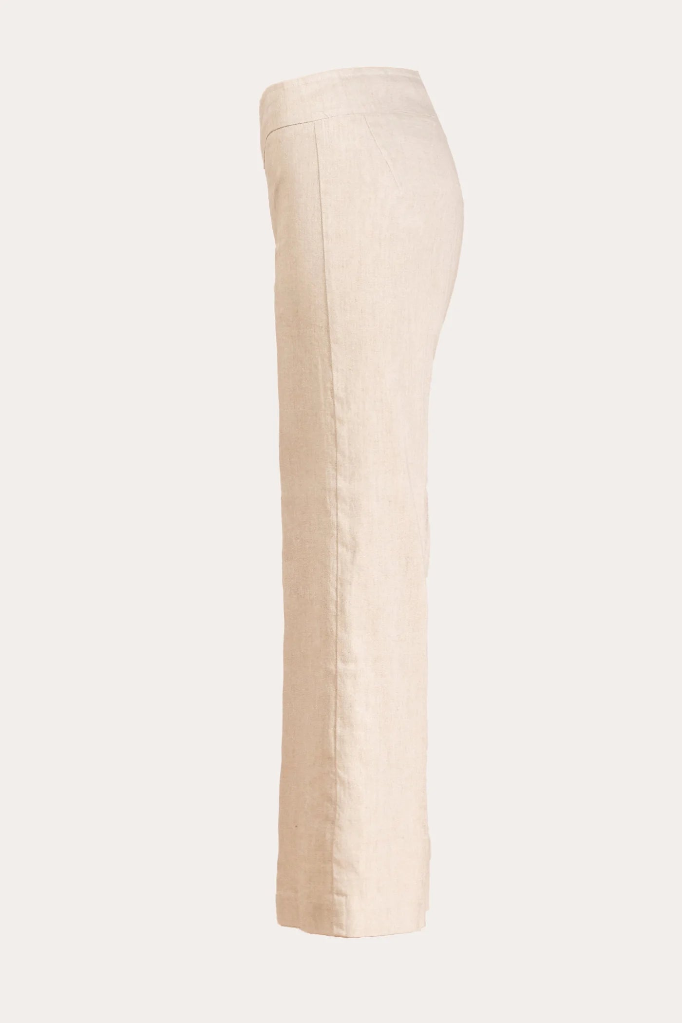Alex Linen Pants for Women - Soft & Breathable Oatmeal Color Loose Fit Trousers - Perfect for Summer, Beach, and Casual Outings