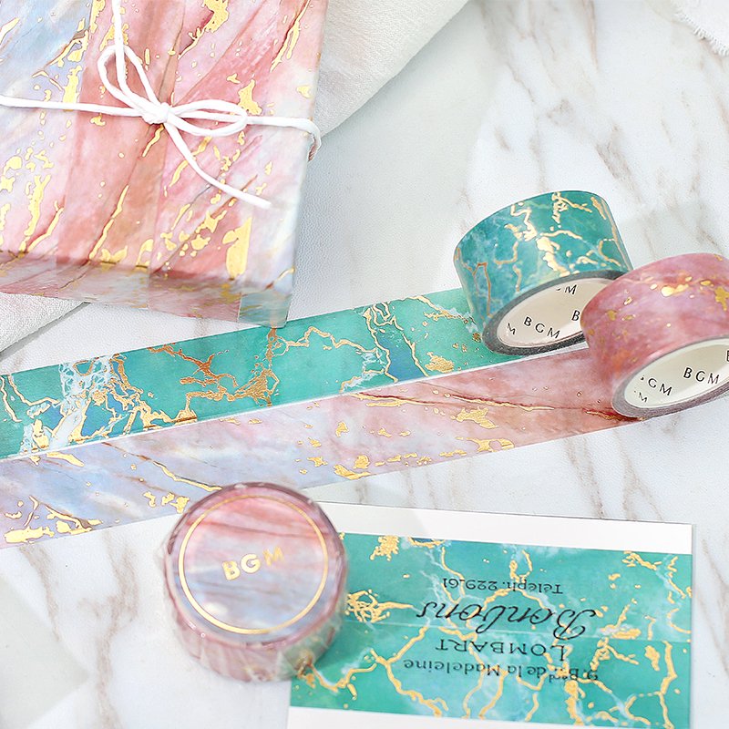 Elegant Champagne Gold Washi Tape - Decorative Foil Tape for Scrapbooking, Journaling, and DIY Crafts - Perfect for Gift Wrapping, Bullet Journals, and Home Decor