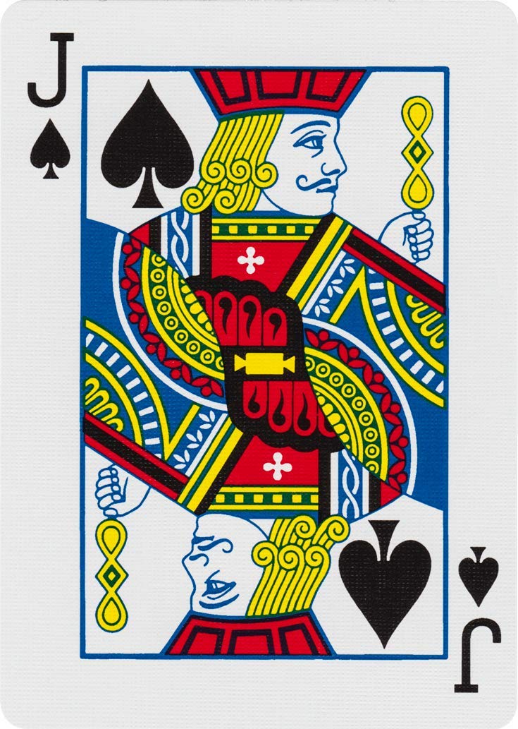 Premium Fan Back Playing Cards - Red or Blue Deck for Poker, Magic Tricks & Family Game Nights