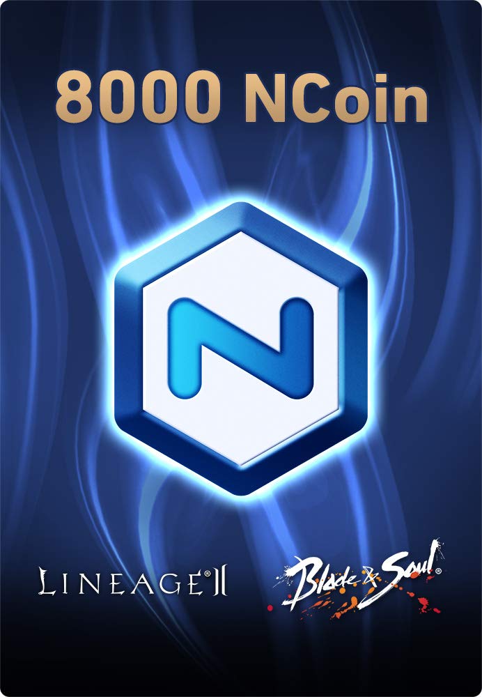 Buy 8000 NCoins for NCSoft Games - Digital PC Game Currency Code | Top Up Aion, Blade & Soul, Guild Wars 2 & More MMORPGs