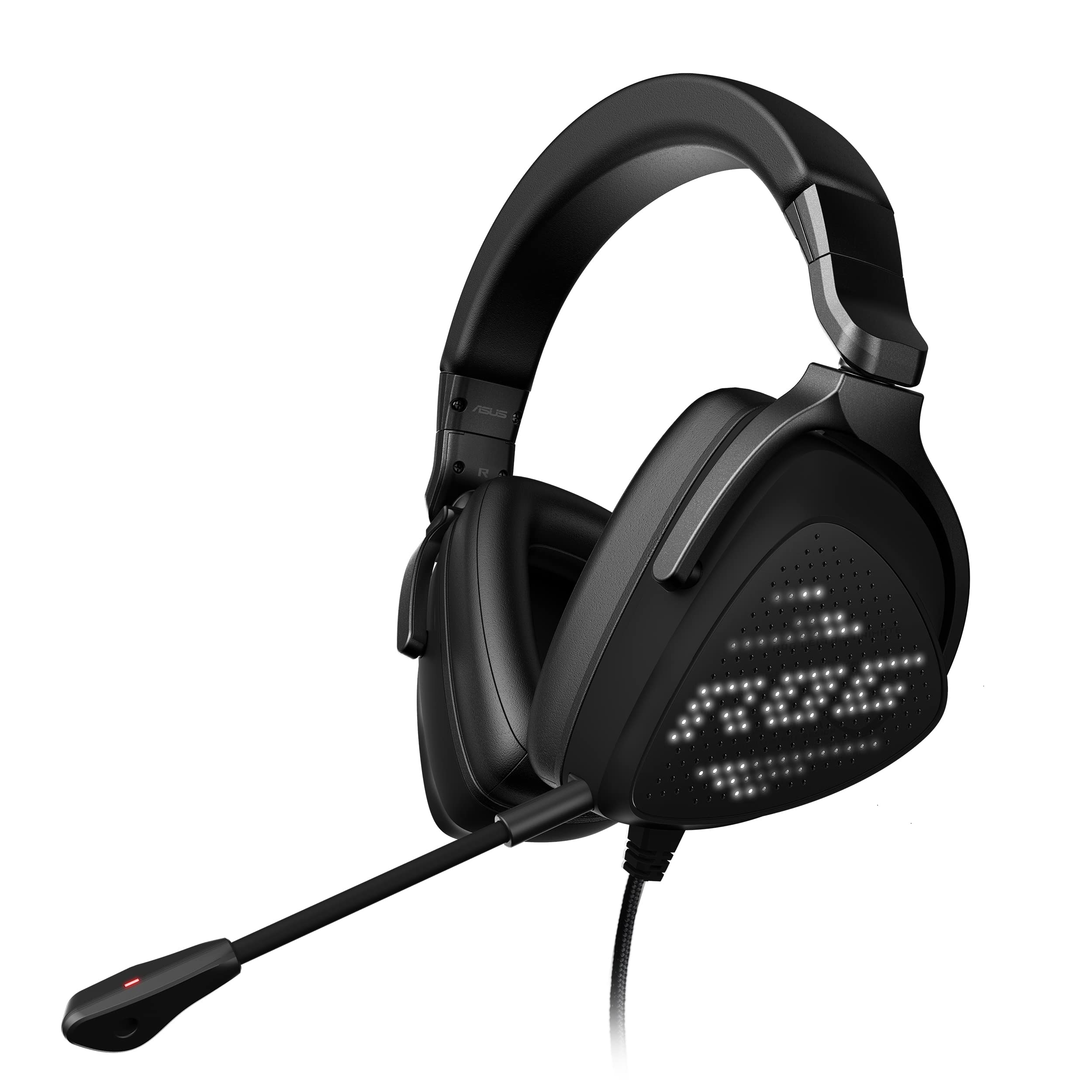 ASUS ROG Delta S Animate Gaming Headset with Customizable Anime Matrix LED Display | AI Noise-Canceling Microphone | Hi-Res ESS 9281 Quad DAC | Lightweight USB-C Headphones for PC, Mac, PS5, Nintendo Switch & Mobile | Perfect for Competitive Gaming, Streaming & Online Meetings